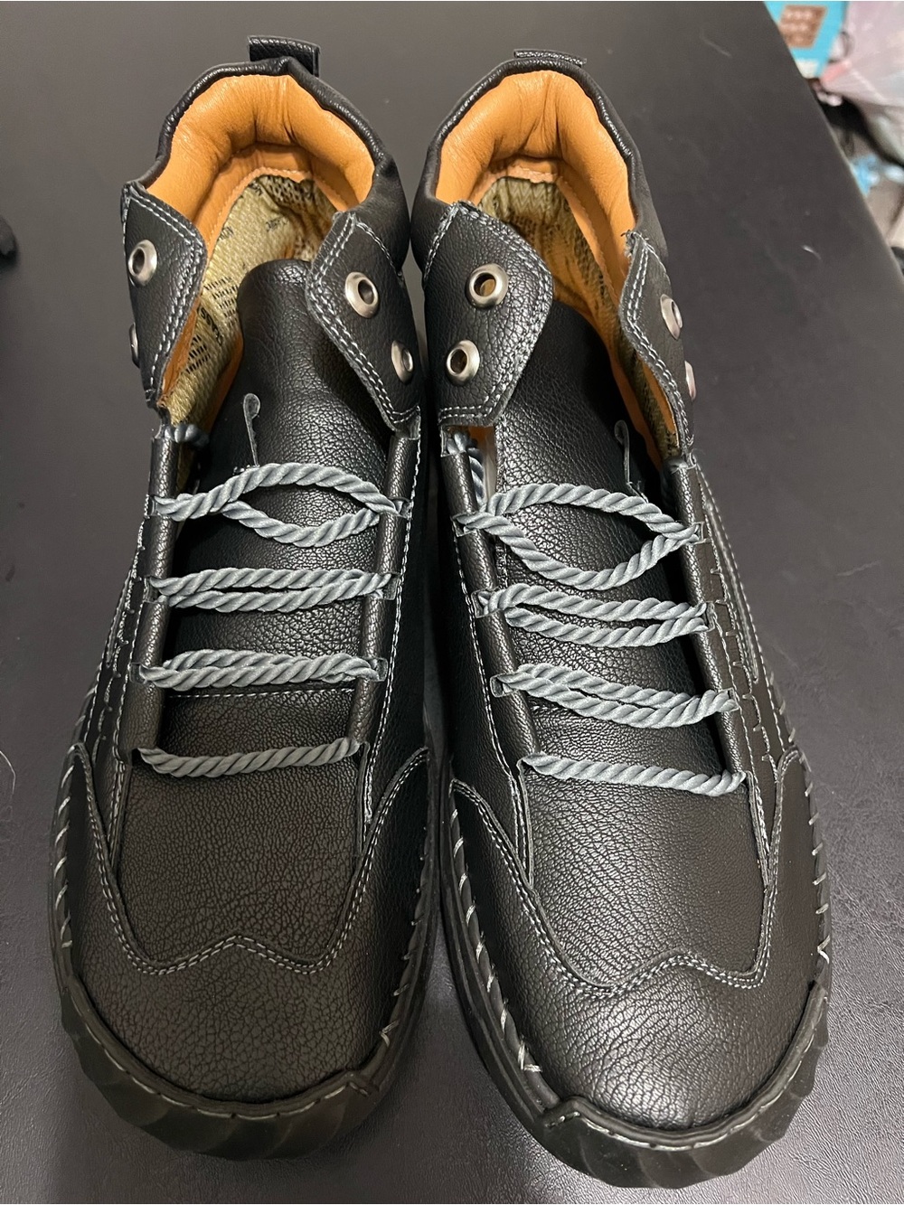 Men's Black Salkin Hiking Boots size 11